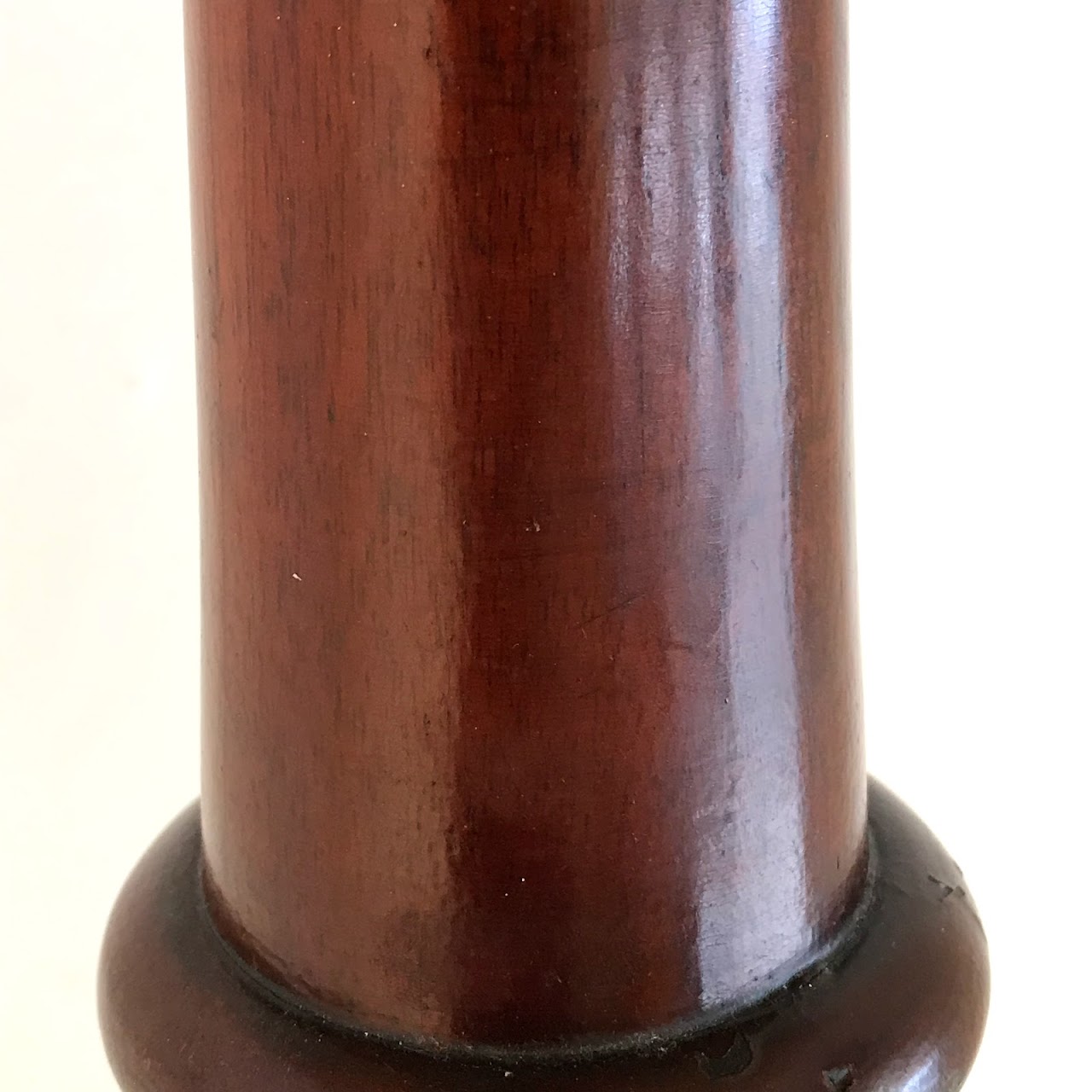 Georgian Style Turned Mahogany Floor Lamp