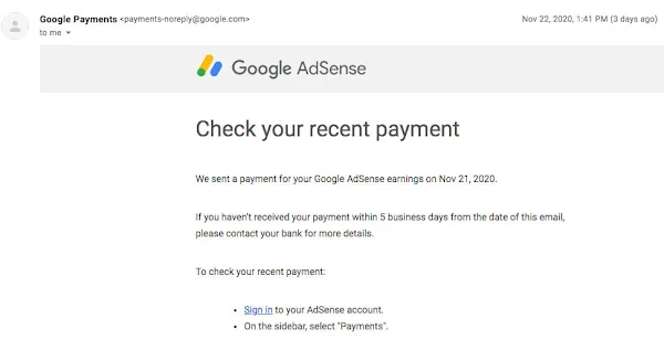 Tanggal Berapa Google Adsense Melakukan Pembayaran Kepada Publisher Blog