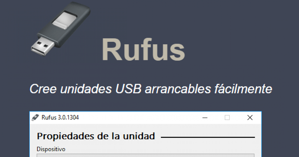 Como hacer usb booteable