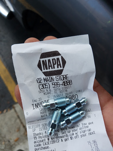 Auto Parts Store «NAPA Auto Parts - Genuine Parts Company», reviews and photos, 9250 NW 58th St, Doral, FL 33178, USA