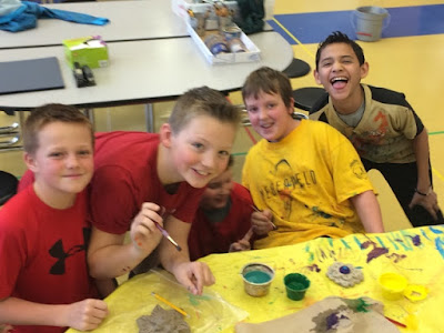 Jamestown Elementary Art Blog: Fifth grade Georgia Okeeffe clay flowers