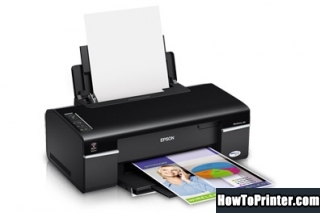 Reset Epson WorkForce 40 printer with Epson resetter