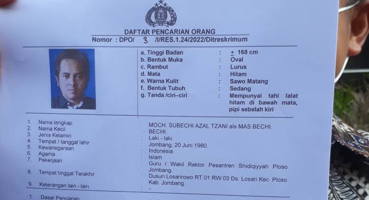 Berulangkali Mangkir, Putra Kiai Terduga C*buli Santriwati di Jombang Bakal Dijemput Paksa Berulangkali Mangkir, Putra Kiai Terduga C*buli Santriwati di Jombang Bakal Dijemput Paksa