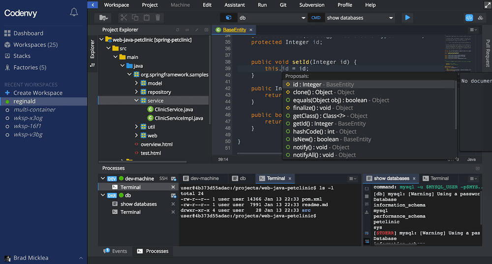 codenvy IDE