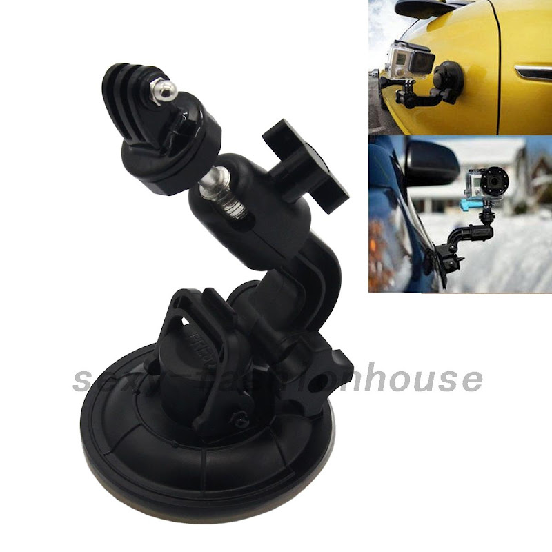  Car 9cm Suction Cup Mount+Adapter Mount For GoPro Hero3+ hero4 | eBay