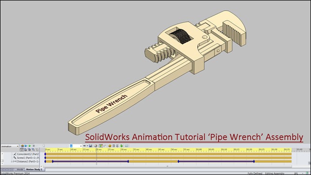 Pipe Wrench with Animation