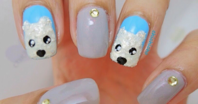 Polar Bear Nail Art - chichicho~