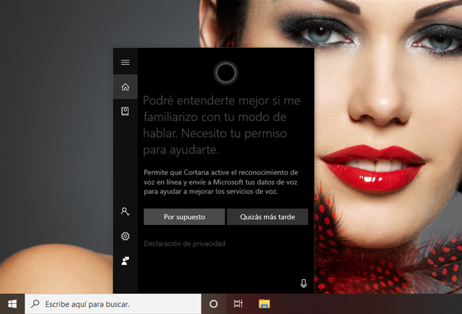 Windows 10 und Cortana verwenden die neue Sprache, die Sie installiert haben