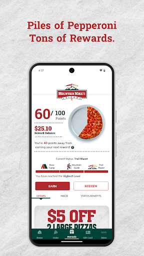 Screenshot Mountain Mike's Pizza
