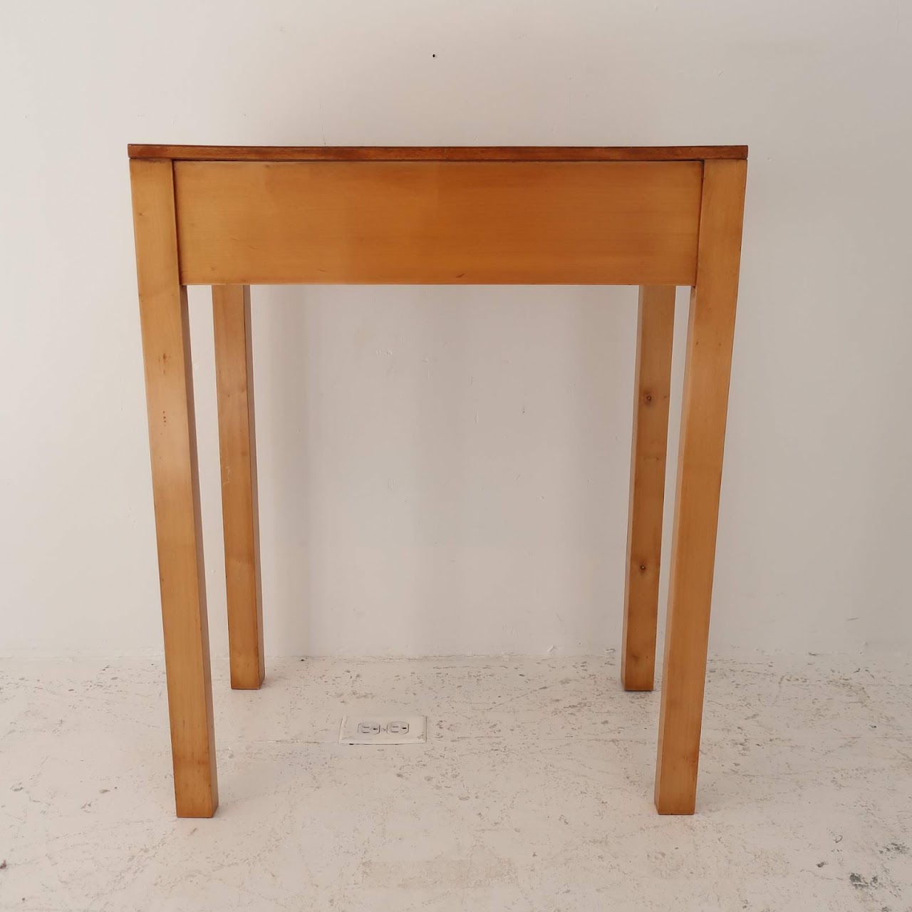 Modern Maple Two-Drawer End Table