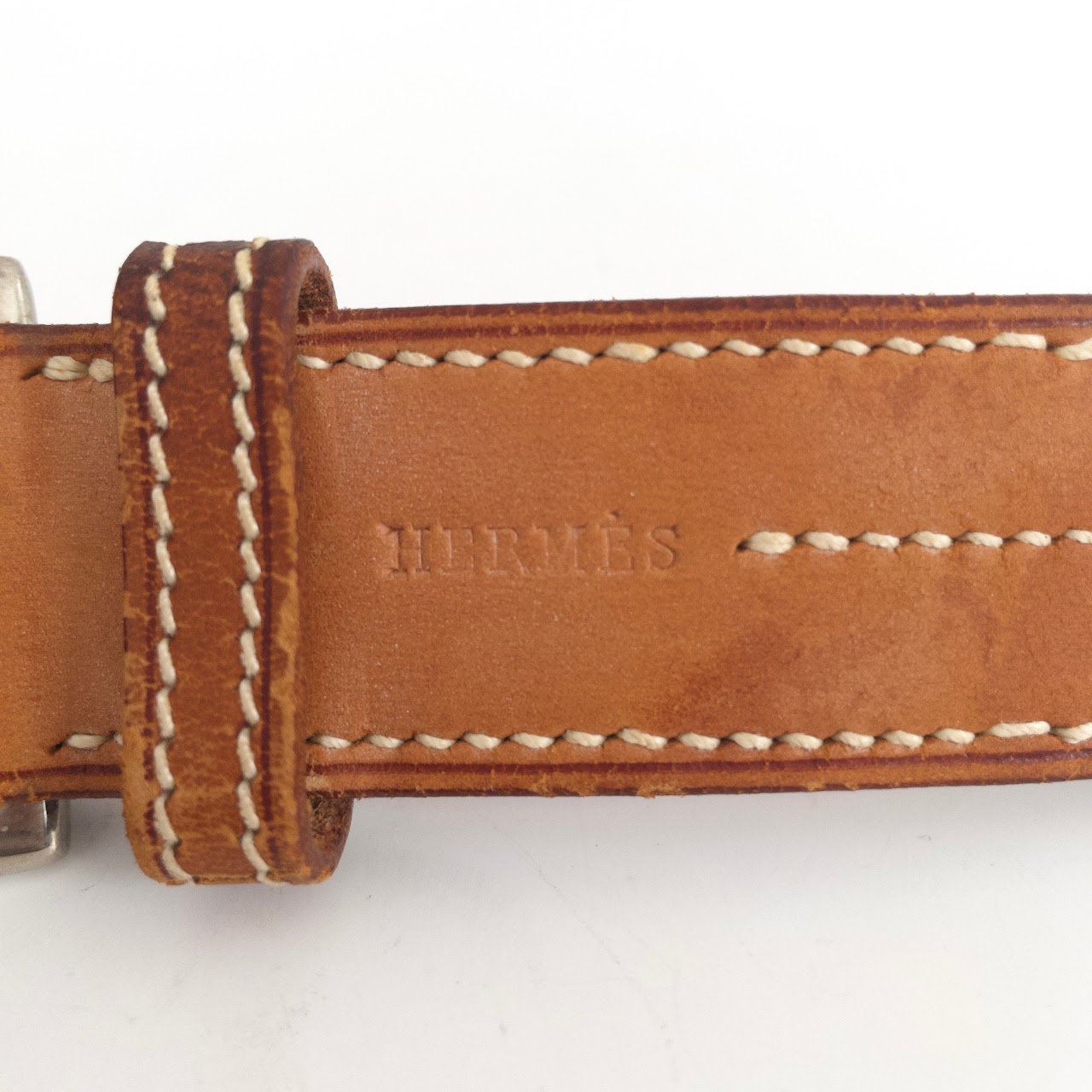 Hermès Brown Leather Belt