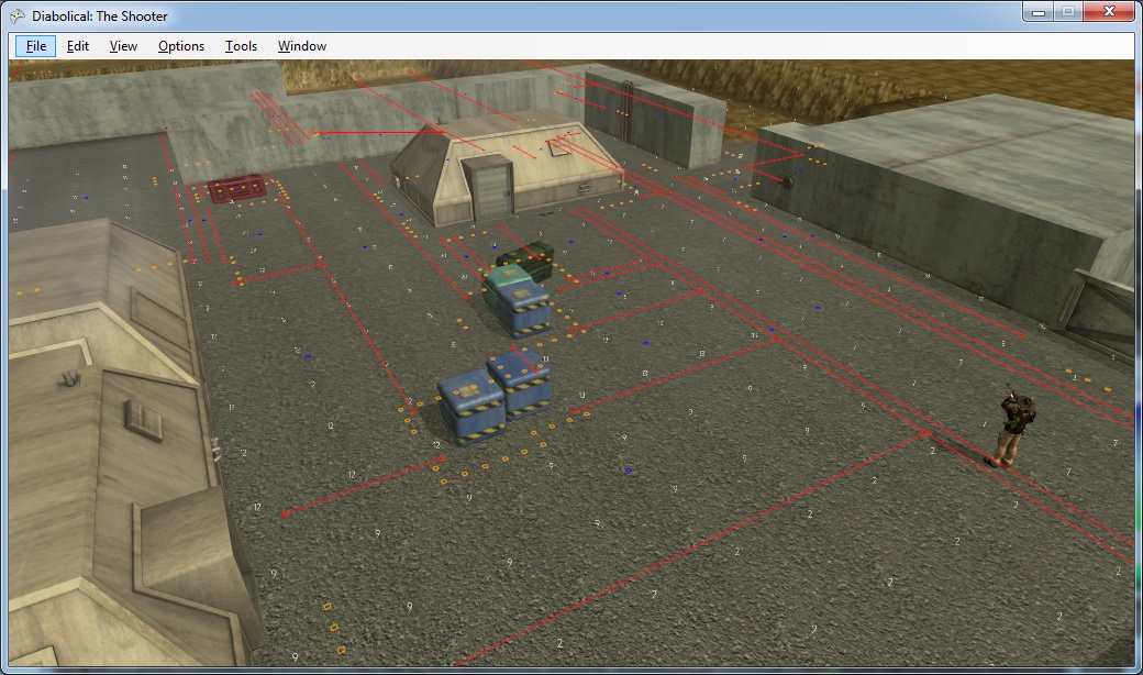 Diabolical The Shooter Navigation Mesh Pathfinding