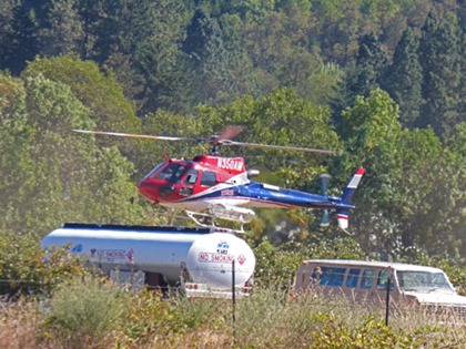 Fire Fighting Helicopter, Myrtle Creek Airport