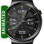 Cover Image of Télécharger Cadran de montre HD audacieux en graphite  APK