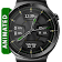 Daring Graphite HD WatchFace Widget Live Wallpaper icon