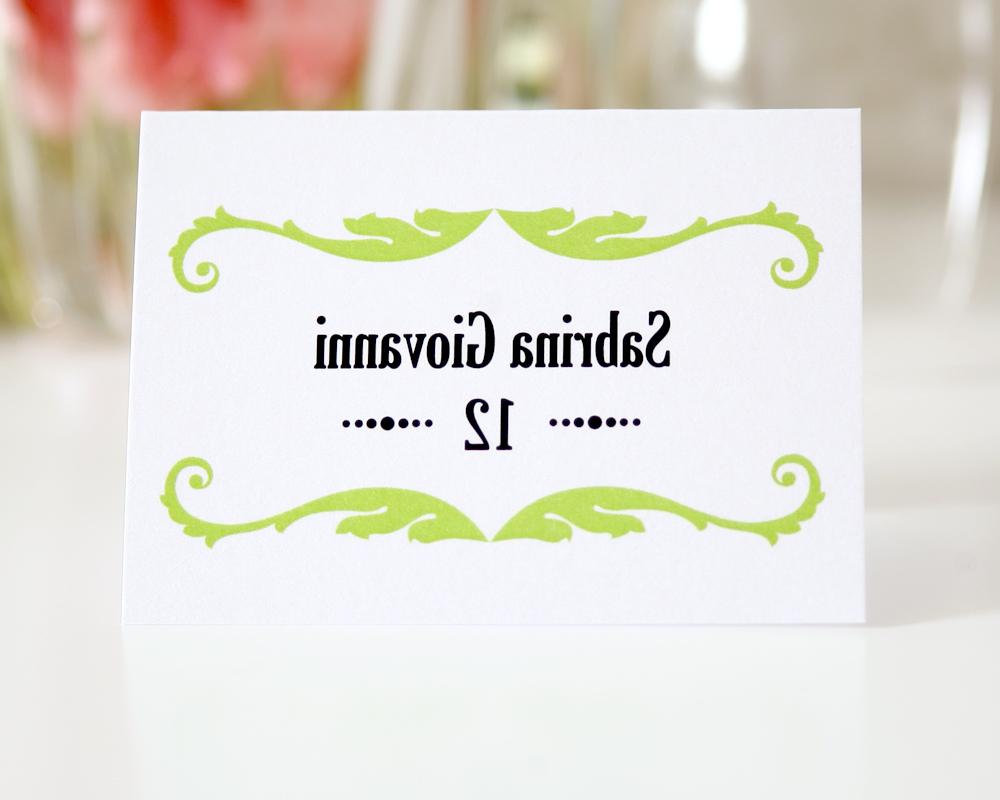 Retro Frame Place Cards