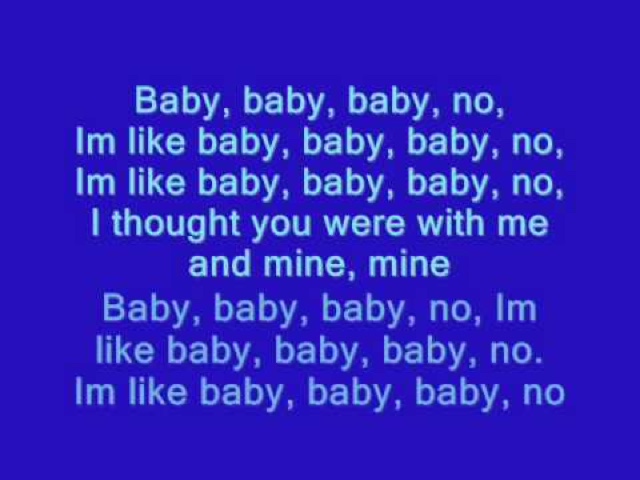 Baby justin текст. Bieber Baby Lyrics. Джастин Бибер бейби текст. Baby Justin Bieber транскрипция.