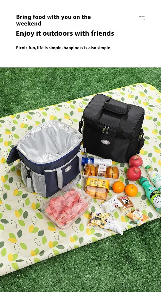 Portable Home Thickened Waterproof Large Capacity Lunch Box Bag. Keeps your food fresh and secure, perfect for work, sch