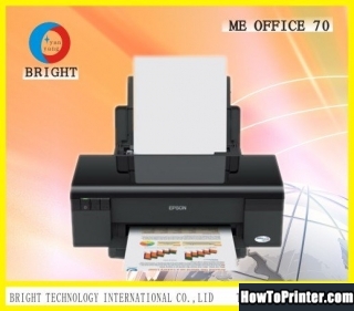 Reset Epson ME-70 printer with Resetter program