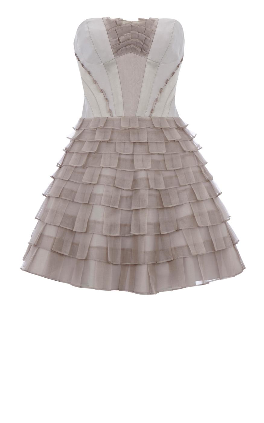 Frill Tutu Dress Champagne