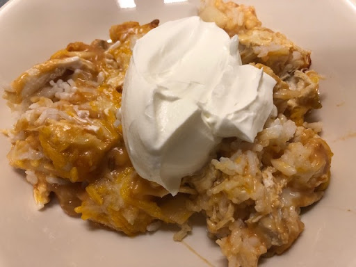 Chicken Rice Salsa Casserole | Just A Pinch Recipes