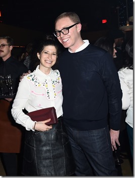 NEW YORK, NY - DECEMBER 08:  Pamela Love and Stuart Vevers attend the Coach 75th Anniversary Party on December 8, 2016 in New York City.  (Photo by Nicholas Hunt/Getty Images for Coach)