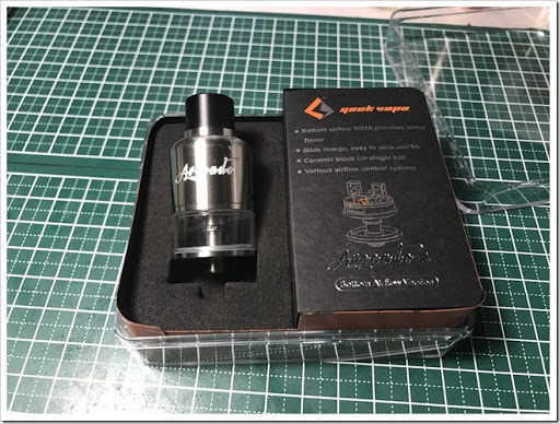 IMG 2278 thumb - 【リキチャは…よ！】GeekVape Avocado24RDTAが我が家にやってきた！味も爆煙もなかなか良し！100Wで火災警報待ったなし！なんでもござれの万能アトマイザーの巻【でもリキチャは……】