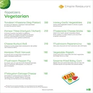 The Empire menu 7