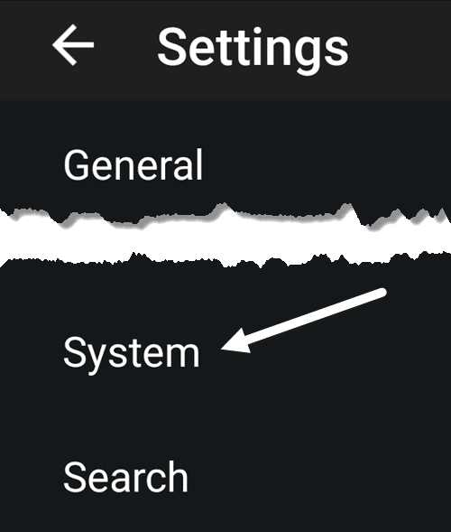 configuración del sistema plex