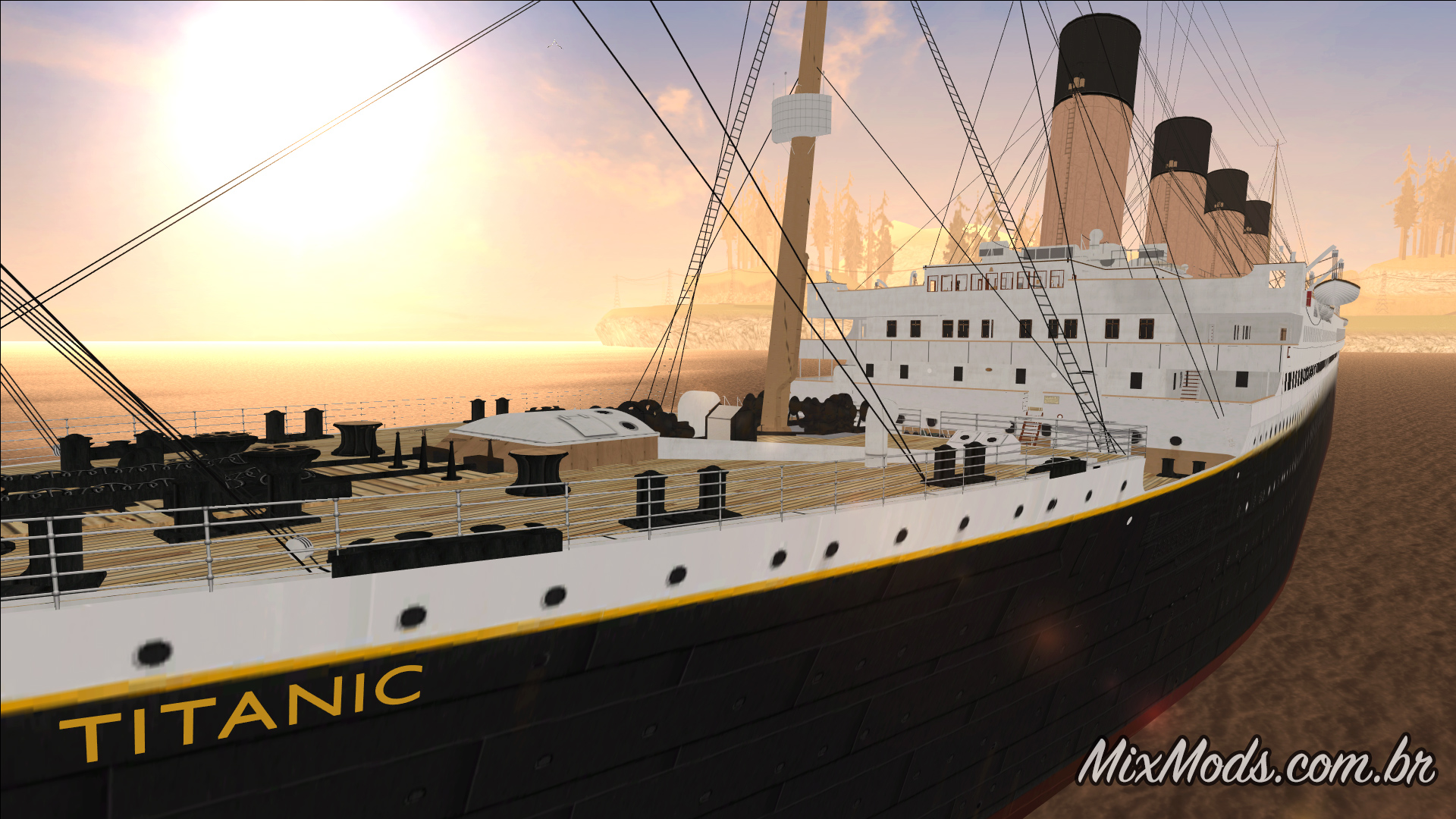 RMS Titanic para GTA San Andreas