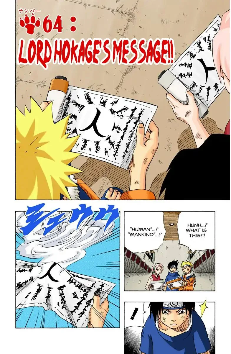 Chapter 64 Lord Hokage's Message Page 1