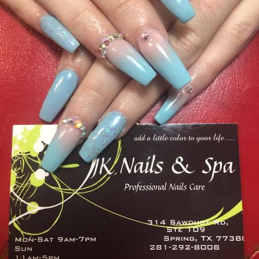 JK Nails & Spa 10% Off For Students Mon-Wed 9am-1pm logo