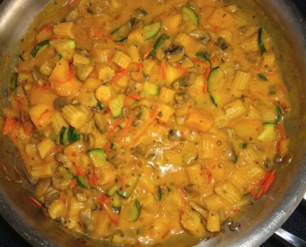 Thai Mango Coconut Vegetables with Rice 4