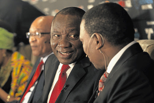 BRIGHT FUTURE: Cyril Ramaphosa at a media briefing in Bloemfontein