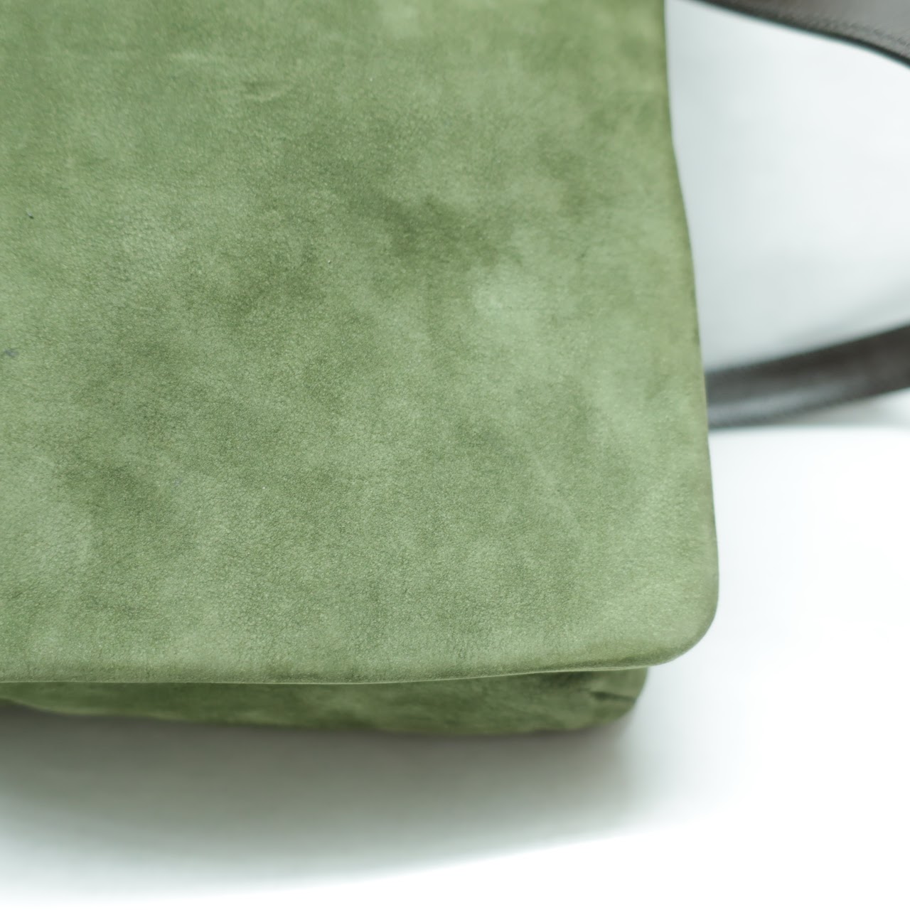 Coach Green Suede Shoulder Bag