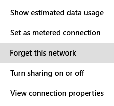 Windows 8, vergeten, draadloos, netwerk, profiel