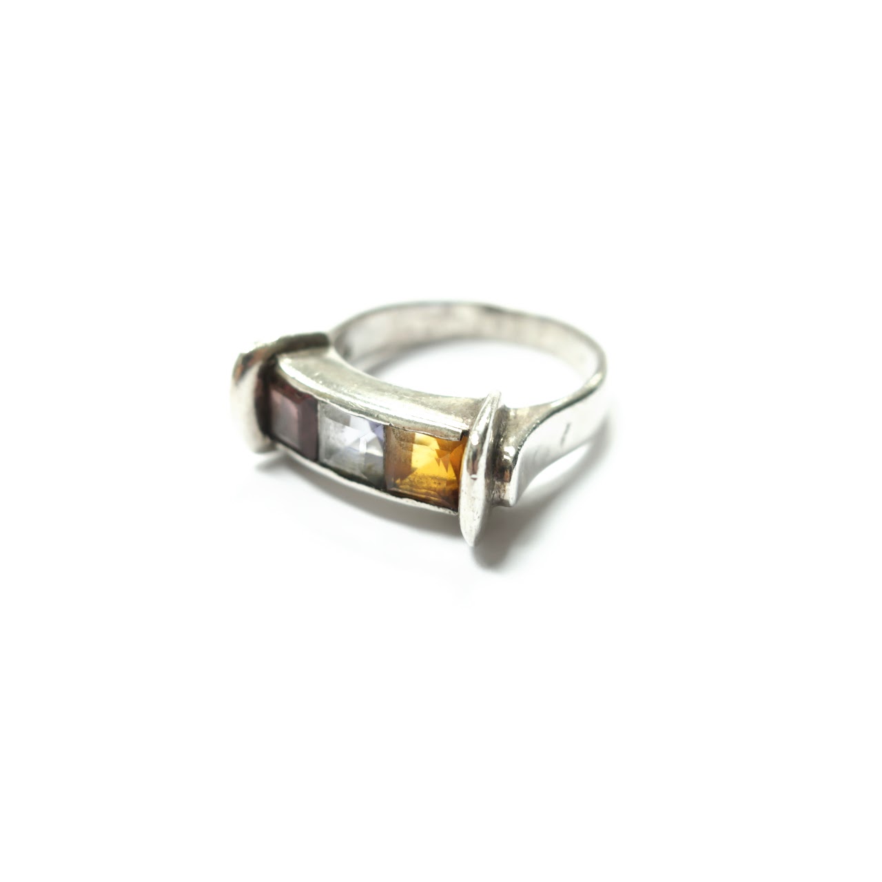 Sterling Silver and Multistone Ring