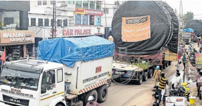 നോക്കുകൂലിയായി 10 ലക്ഷം വേണം: ഐഎസ്ആര്‍ഒ വാഹനം തടഞ്ഞ് പ്രതിഷേധം