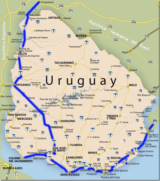 mapa-de-rutas-uruguai