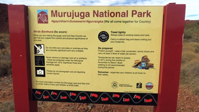 Murujuga National Park Sign