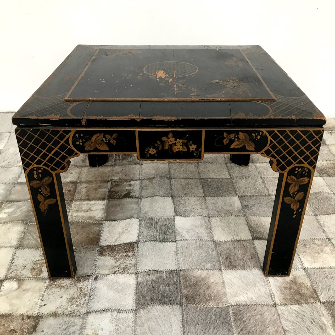 Lacquered Chinese-Style Accent Table