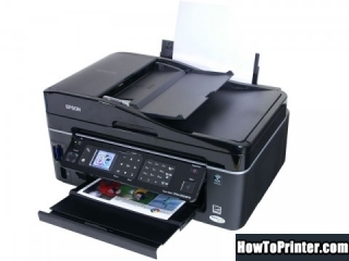 Reset Epson BX610FW printer by Epson reset program