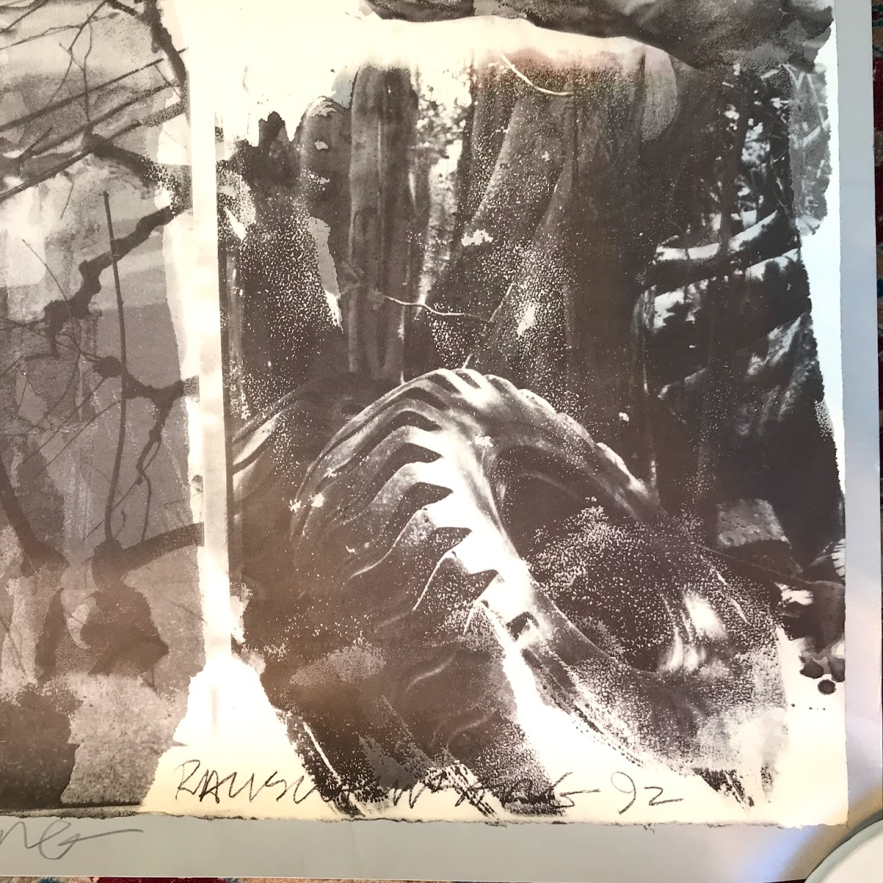 Robert Rauschenberg Signed Photolithograph Poster