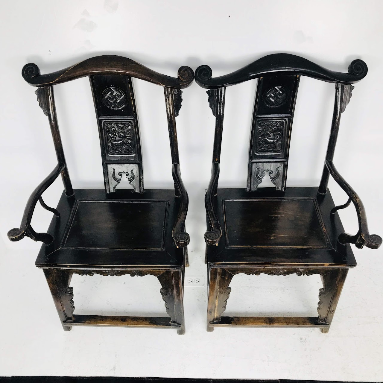 19th C. Chinese Chair Pair #2