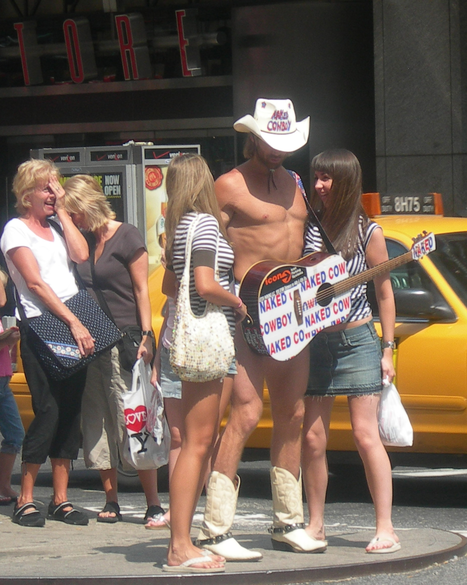 curiosità a Times Square di seria