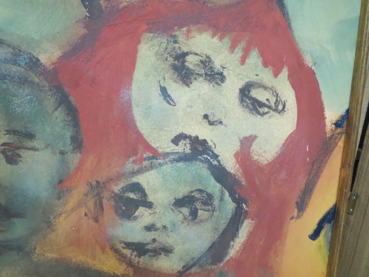 Mid-Century Faces Painting