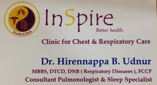 Inspire Pulmonology Clinic, 860 ,1st floor ,1st main ,Near SBM Sahakaranagar, D Block, CQAL Layout, Bengaluru, Karnataka 560092, India, Pulmonologist, state KA