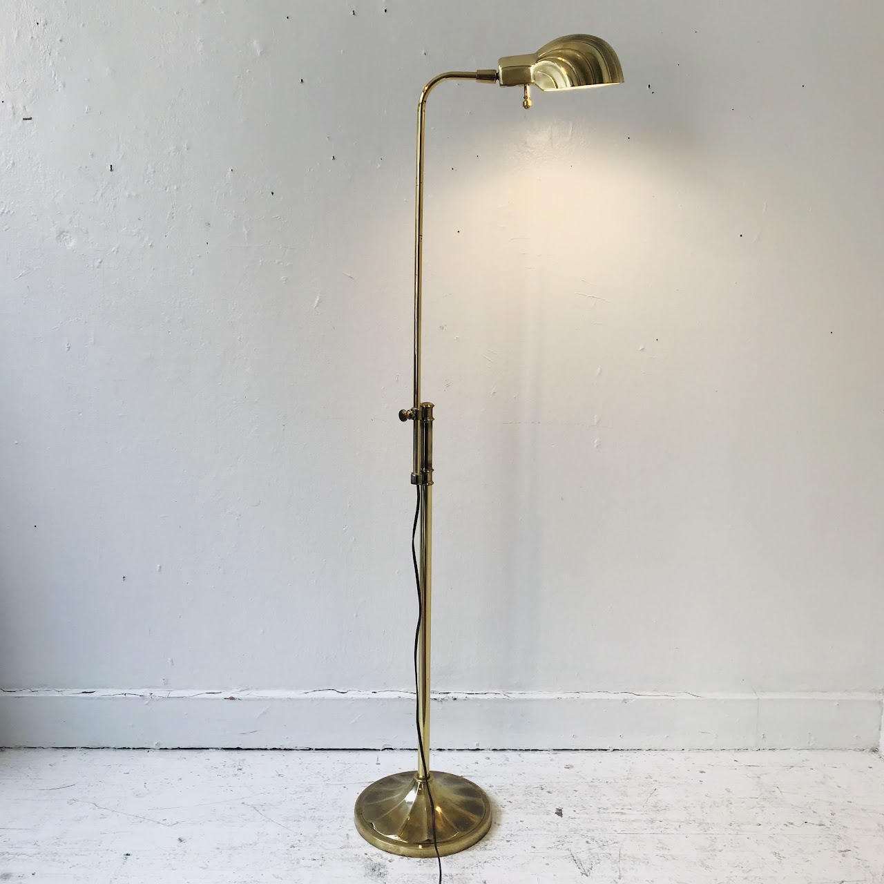 Stiffel Vintage Brass Floor Lamp