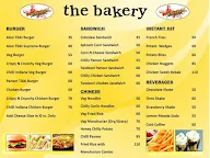 The Bakery menu 1
