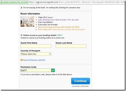 How to use a promo code for agoda
